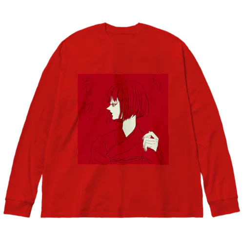 Kimono girl. Big Long Sleeve T-Shirt