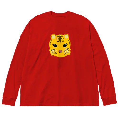 猫柄の虎 Big Long Sleeve T-Shirt