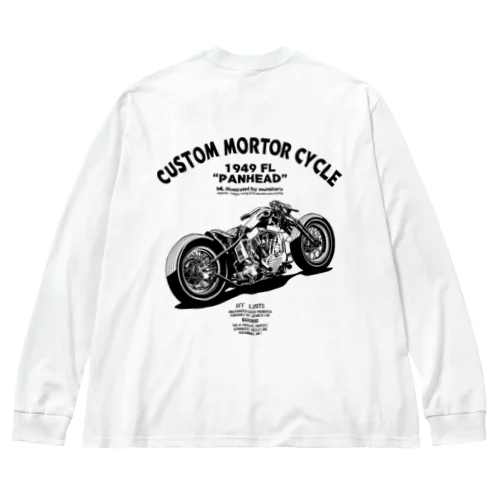 CUSTOM MORTOR CYCLE ビッグシルエットロングスリーブTシャツ