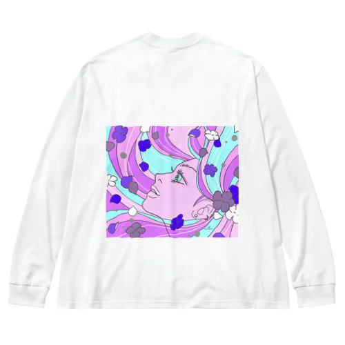 あじさい（６月の誕生花） Big Long Sleeve T-Shirt