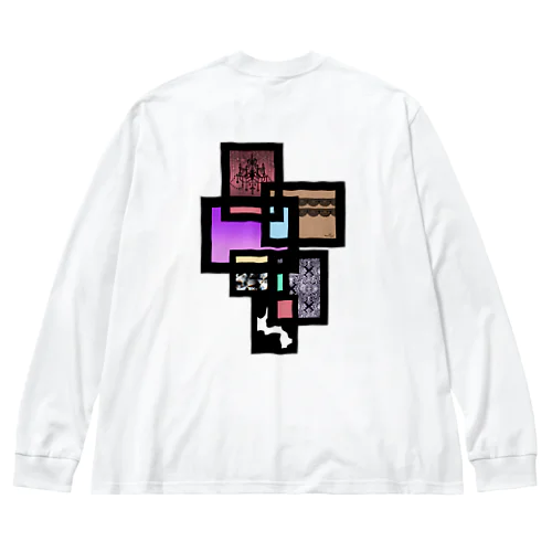 パネル Big Long Sleeve T-Shirt