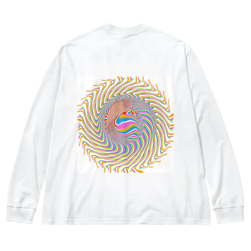 フラワー Big Long Sleeve T-Shirt