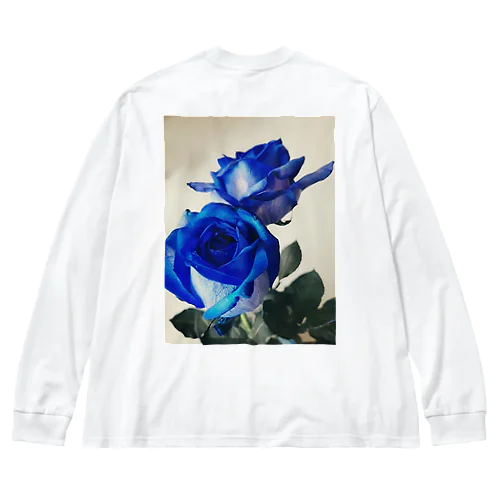 青薔薇 ビッグシルエットロングスリーブTシャツ