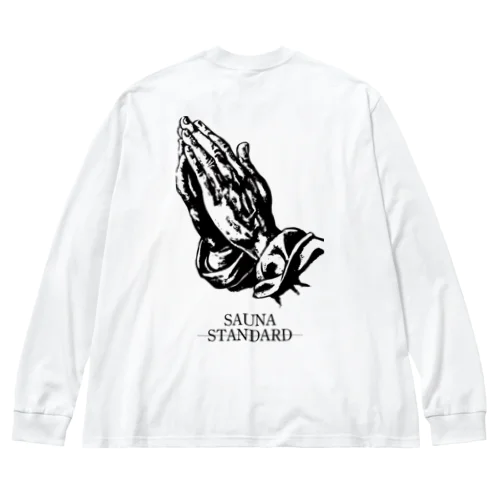 SAUNA STANDARD【HAND（整）】 ビッグシルエットロングスリーブTシャツ