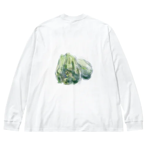 ベジタブルT（ピーマン） Big Long Sleeve T-Shirt