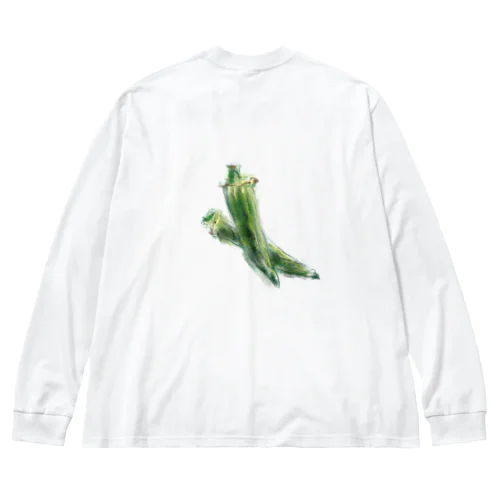 ベジタブルT（オクラ） Big Long Sleeve T-Shirt