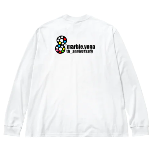 8'marble.yoga 8th Anniversary Big Long Sleeve T-Shirt