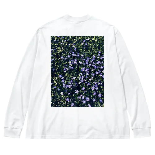 お花 ビッグシルエットロングスリーブTシャツ