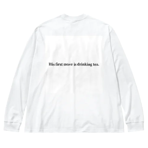 初手お茶 Big Long Sleeve T-Shirt