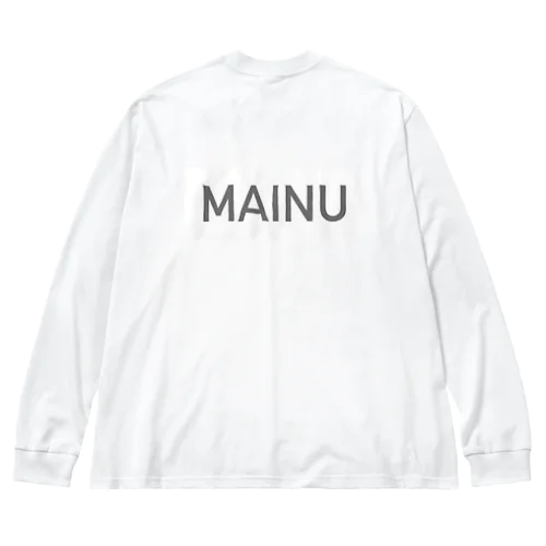 MAINUロングTシャツ ビッグシルエットロングスリーブTシャツ