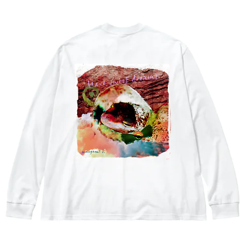 夢路 White ver. Big Long Sleeve T-Shirt