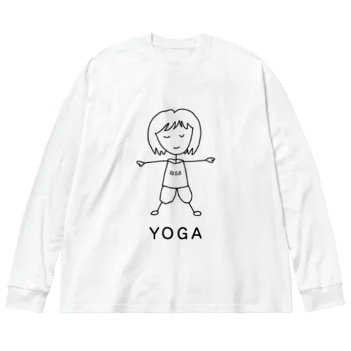 ヨガールasaちゃん Big Long Sleeve T-Shirt