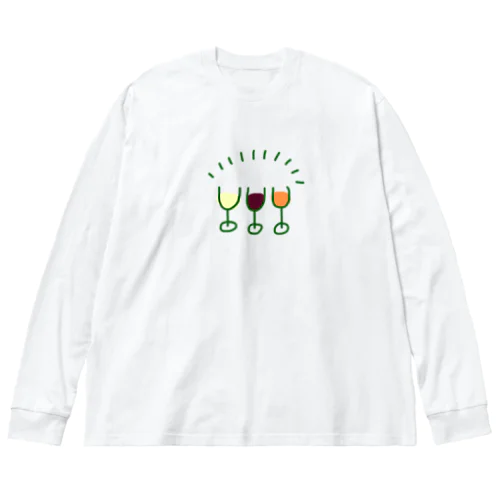 NATURAL WINE ビッグシルエットロングスリーブTシャツ