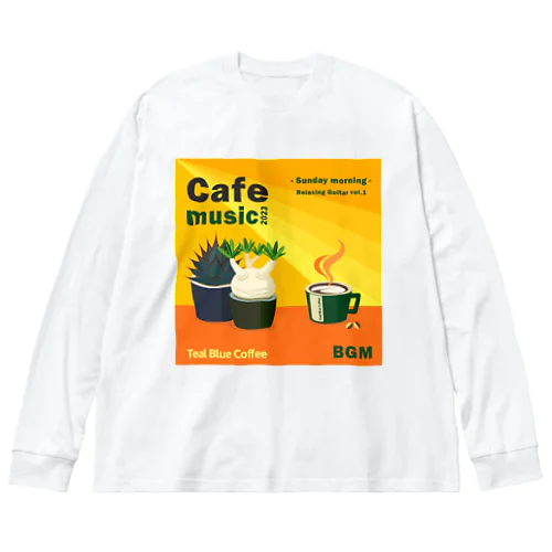 Cafe music2023 -Sunday morning- Big Long Sleeve T-Shirt