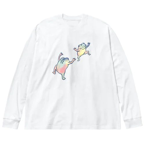 カエルたちによる舞 Big Long Sleeve T-Shirt