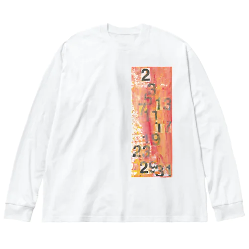 素数 ビッグシルエットロングスリーブTシャツ