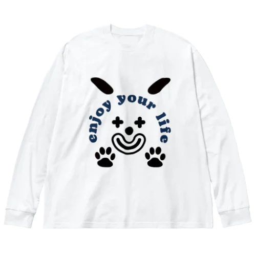 ピエロ犬 Big Long Sleeve T-Shirt