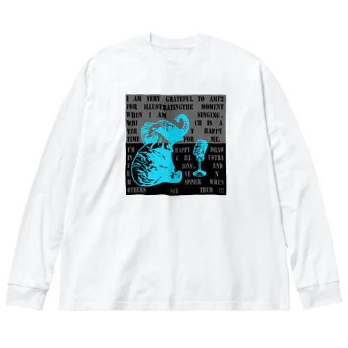 amf2  vol.4『唄うゾウさん』 Big Long Sleeve T-Shirt