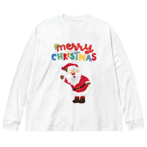 クリスマスTシャツ(サンタver.) Big Long Sleeve T-Shirt