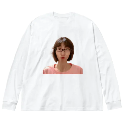 あいむげん 루즈핏 롱 슬리브 티셔츠