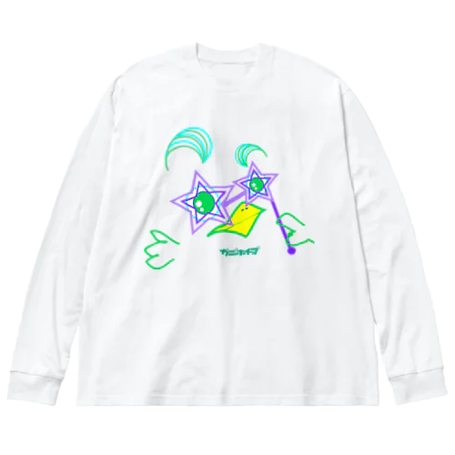 シャレ眼鏡（色付き） Big Long Sleeve T-Shirt