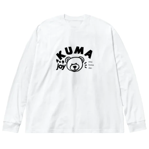 クマでJOY Big Long Sleeve T-Shirt