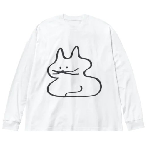 koubako-neko ビッグシルエットロングスリーブTシャツ