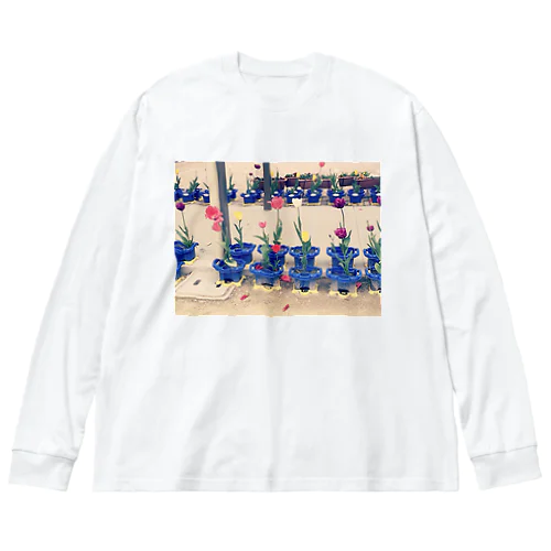 咲いた・さいた Big Long Sleeve T-Shirt