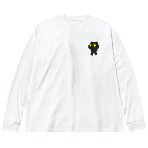 KURONEKO STICKING Big Long Sleeve T-Shirt