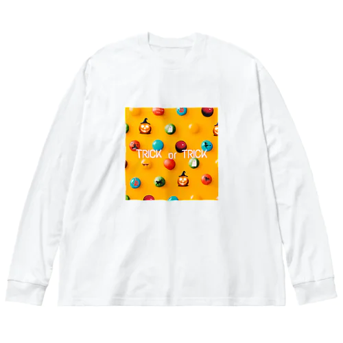 【TRICK or TRICK】 ビッグシルエットロングスリーブTシャツ