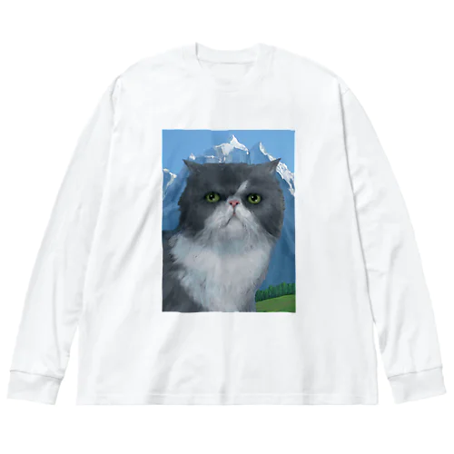 アルプスの猫とんぺいた Big Long Sleeve T-Shirt