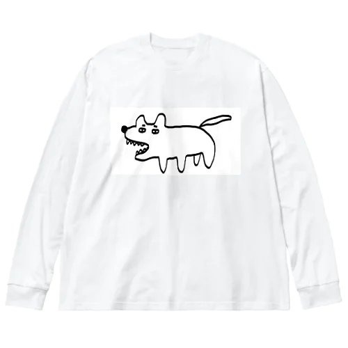 いぬ ビッグシルエットロングスリーブTシャツ