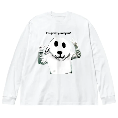 実写毛並みん・衣類 Big Long Sleeve T-Shirt