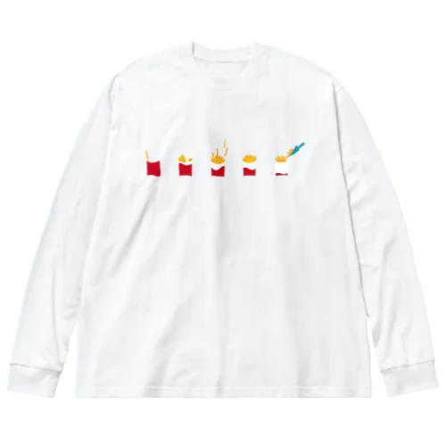 フライドポテト ビッグシルエットロングスリーブTシャツ