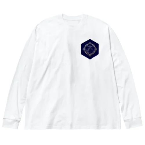 星座早見盤風デザイン Big Long Sleeve T-Shirt