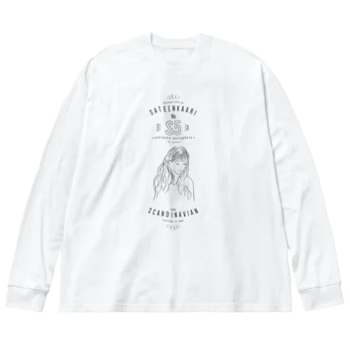 ［sateen kaari］ -S5 series- ビッグシルエットロングスリーブTシャツ