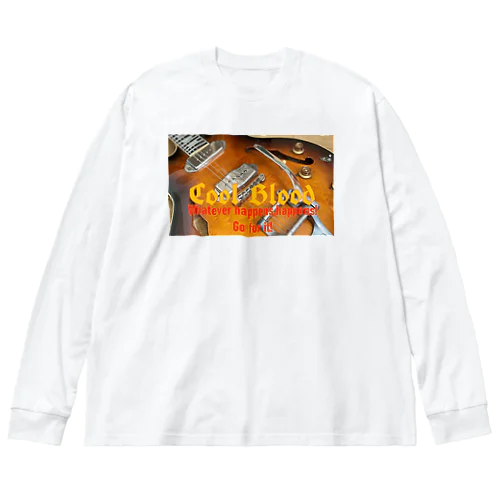 CoolギタービッグシルエットロングスリーブTシャツ Bタイプ Big Long Sleeve T-Shirt