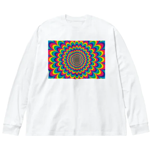 psychedelic-02 ビッグシルエットロングスリーブTシャツ