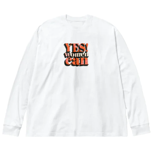 女性デー Big Long Sleeve T-Shirt