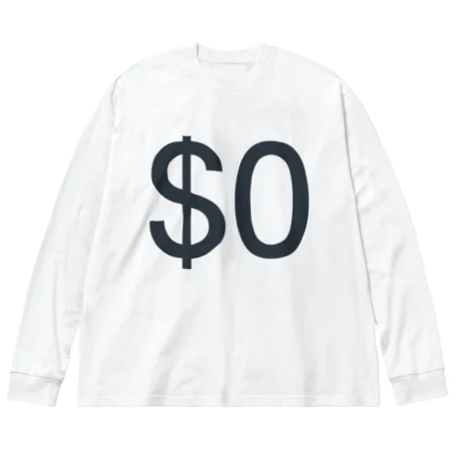 ＄0 Big Long Sleeve T-Shirt