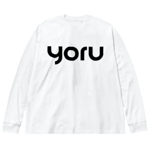 yoruKURO ビッグシルエットロングスリーブTシャツ