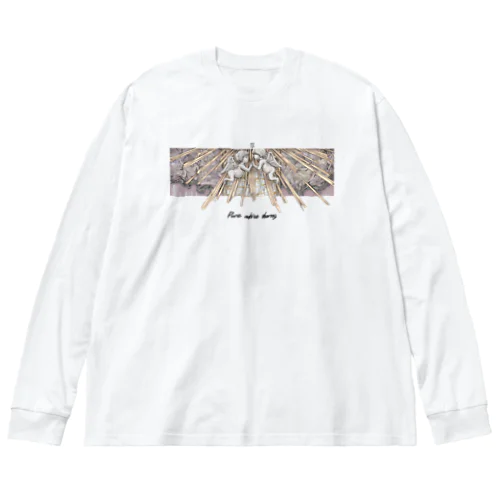 純白の棘-angels- ビッグシルエットロングスリーブTシャツ