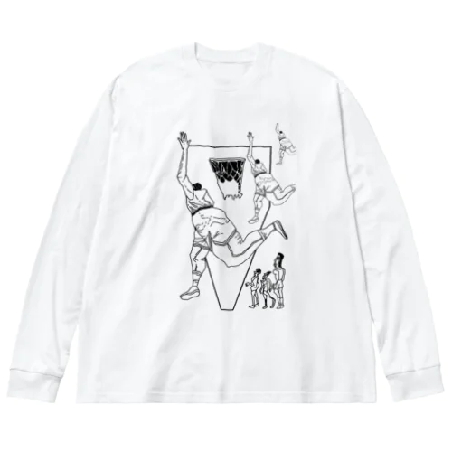 バスケットボールプレーヤーJR Big Long Sleeve T-Shirt