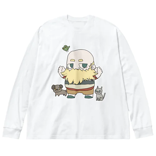 どうぶつとおじさん Big Long Sleeve T-Shirt