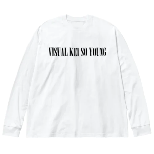 VISUAL KEI SO YOUNG LOGO 001 ビッグシルエットロングスリーブTシャツ