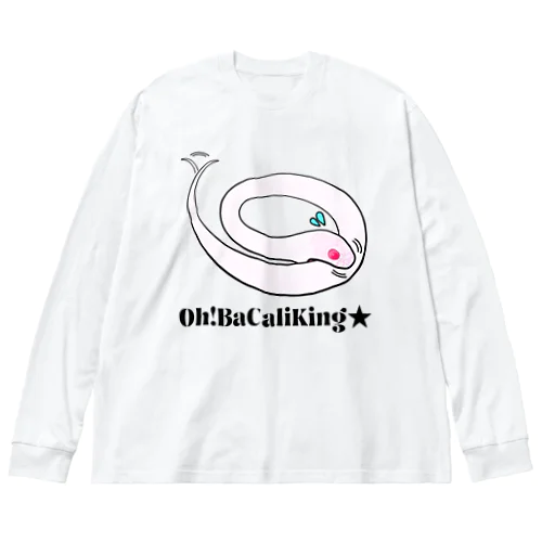 おバカリキン★ブリザード＋12モルフ図鑑(両面プリント) ビッグシルエットロングスリーブTシャツ