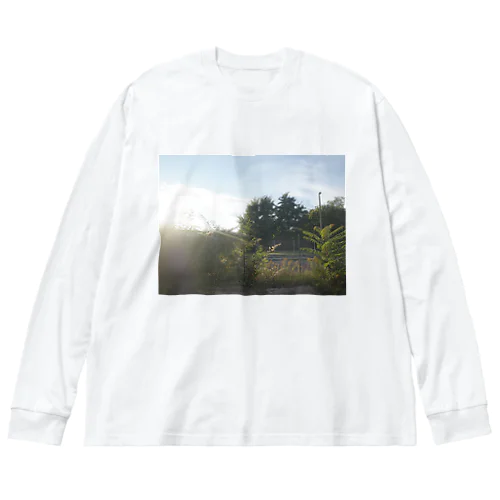 颯爽車窓 Big Long Sleeve T-Shirt