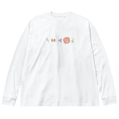 おはなびより ビッグシルエットロングスリーブTシャツ