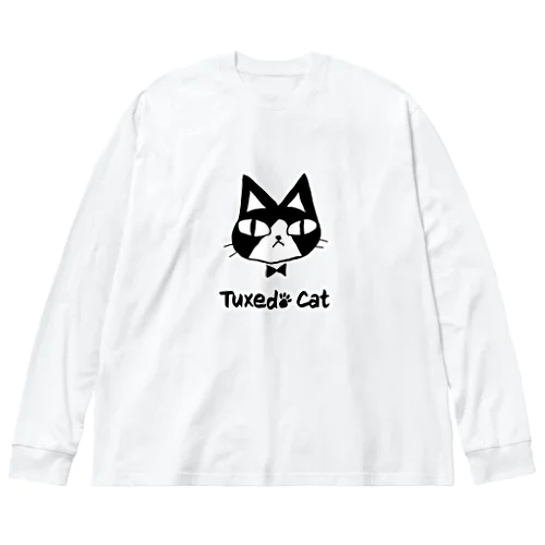 Tuxedo Cat ver.2 ビッグシルエットロングスリーブTシャツ