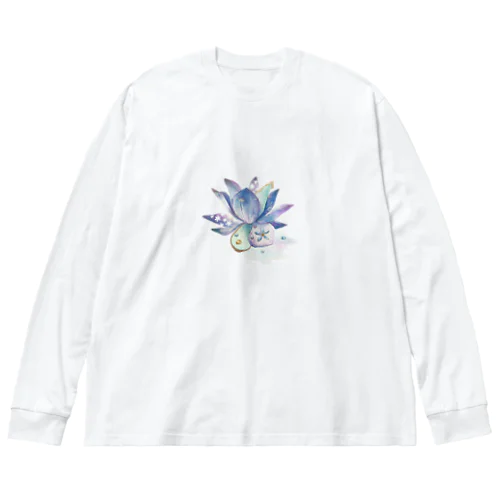 飾り花 Big Long Sleeve T-Shirt